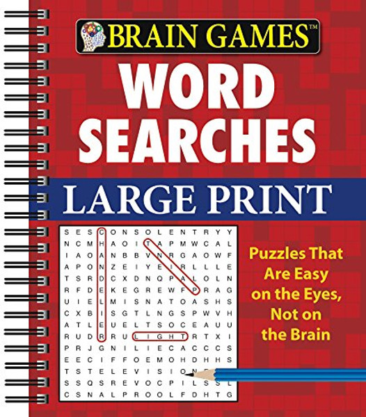 Brain Games Word Searches (Large Print)