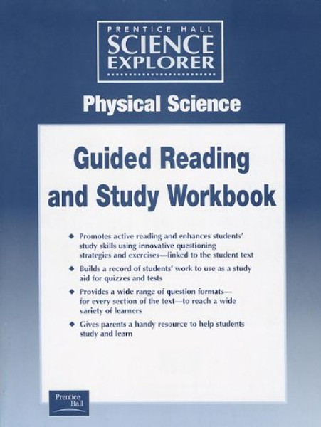 SCIENCE EXPLORER PHYSCIAL SCIENCE GUIDED STUDY WORKSHEETS 2001C