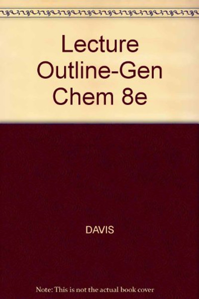 Lecture Outline for Whitten/Davis/Peck/Stanleys Chemistry