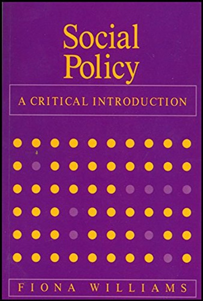 Social Policy: A Critical Introduction