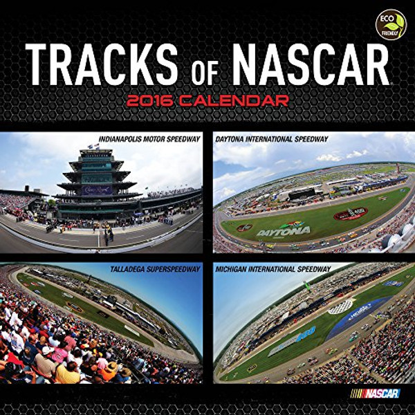 2016 Tracks of NASCAR Wall Calendar