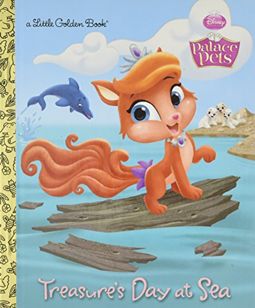 Treasure's Day at Sea (Disney Princess: Palace Pets) (Little Golden Book)