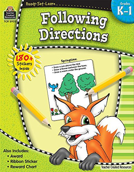 Ready-Set-Learn: Following Directions Grd K-1
