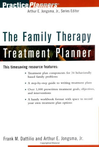 The Family Therapy Treatment Planner