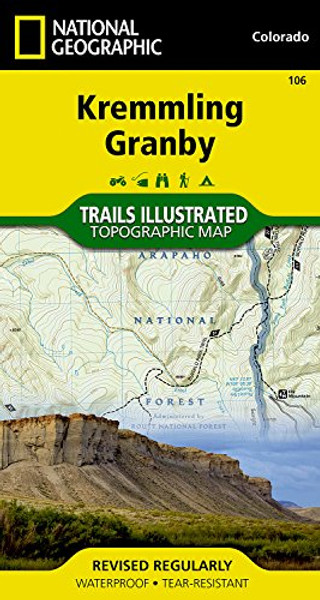 Kremmling, Granby (National Geographic Trails Illustrated Map)