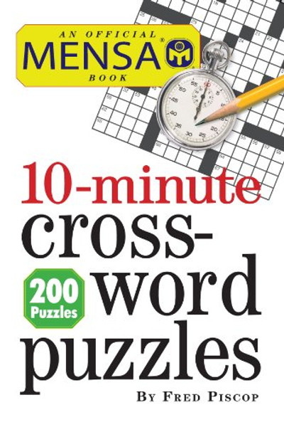 Mensa 10-Minute Crossword Puzzles