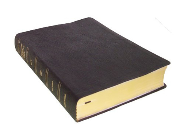 KJV - Black Genuine Leather - Large Print - Indexed - Thompson Chain Reference Bible (025140)
