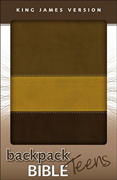 KJV, Backpack Bible for Teens, Imitation Leather, Brown