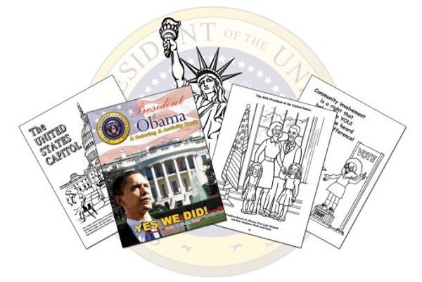 President Barack Obama A Coloring & Activity Book