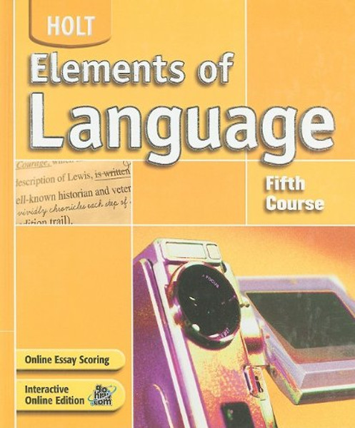 Holt Elements of Language, Fifth Course