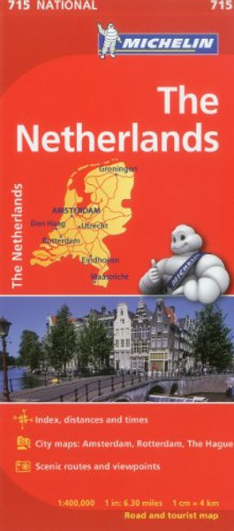 Michelin Netherlands Map 715 (Maps/Country (Michelin))