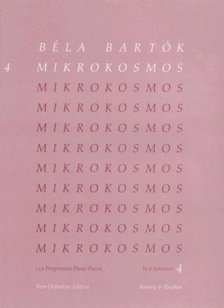 Mikrokosmos Volume 4 (Pink) (Mikrokosmos (Boosey & Hawkes))