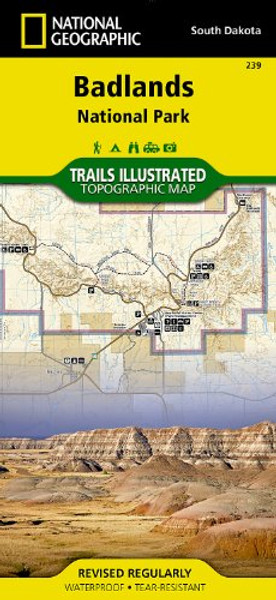 Badlands National Park: South Dakota, USA Outdoor Recreation Map (National Geographic Maps: Trails I