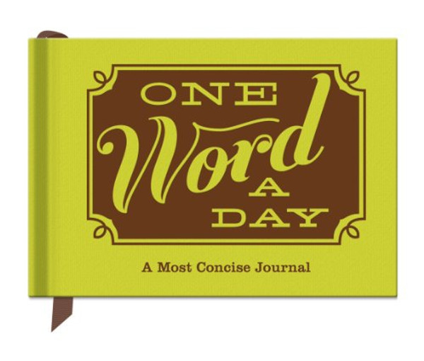 Knock Knock One Word a Day A Most Concise Journal