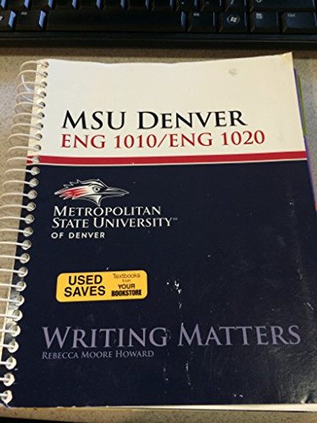 Writing Matters Custom for MSU Denver