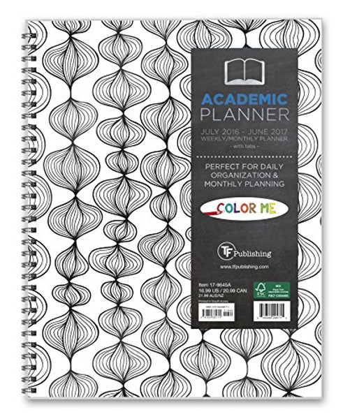 2017 Academic Year COLOR ME Organized Perfect Planner