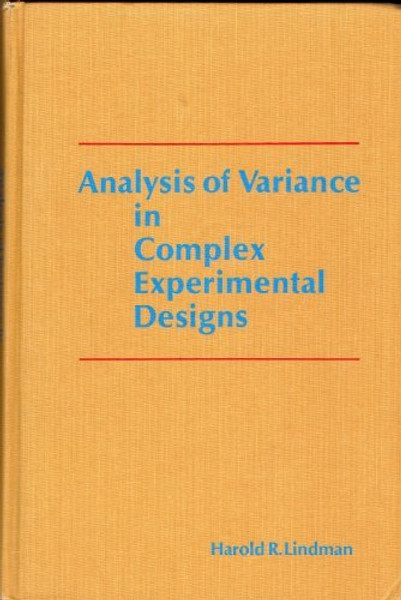 Analysis of Variance in Complex Experimental Design