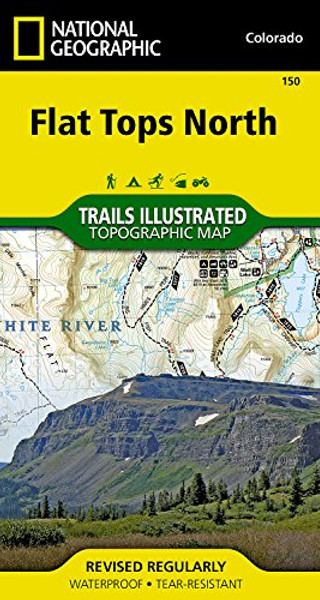 Flat Tops North (National Geographic Trails Illustrated Map)