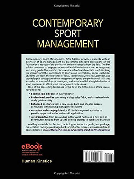 Contemporary Sport Management-5th Edition With Web Study Guide