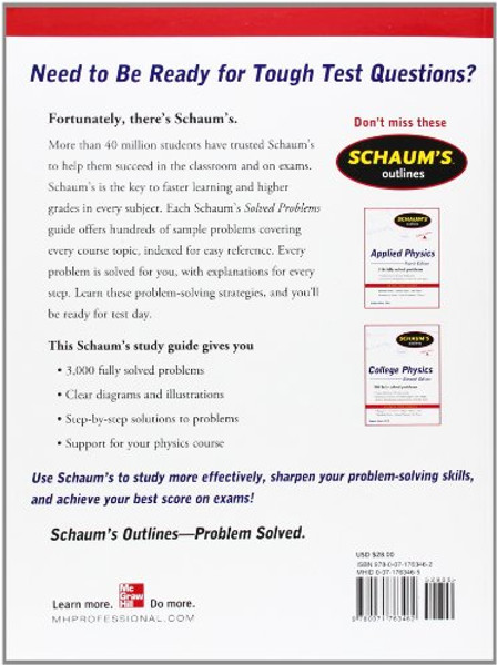 Schaum's 3,000 Solved Problems in Physics (Schaum's Outlines)