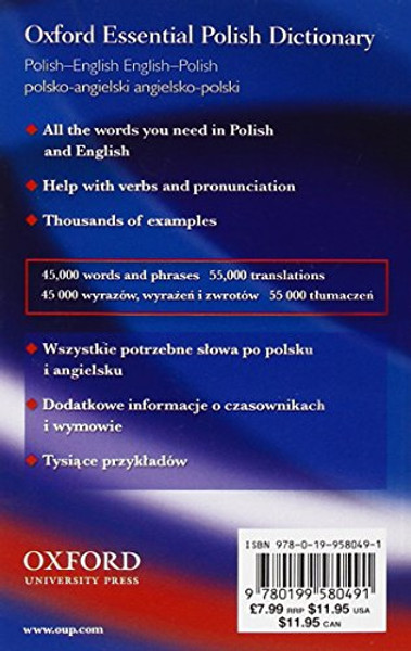 Oxford Essential Polish Dictionary