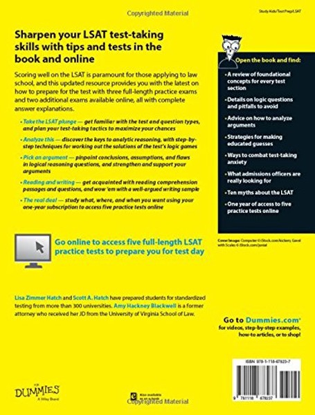 LSAT For Dummies (with Free Online Practice Tests)