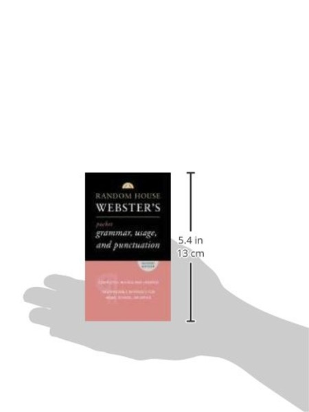 Random House Webster's Pocket Grammar, Usage, and Punctuation: Second Edition (Pocket Reference Guides)