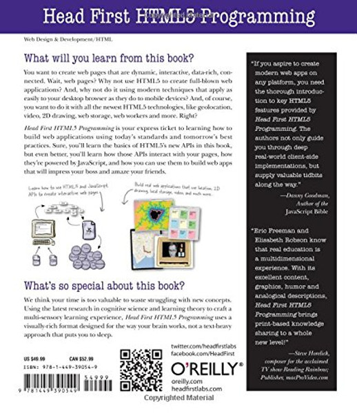 Head First HTML5 Programming: Building Web Apps with JavaScript
