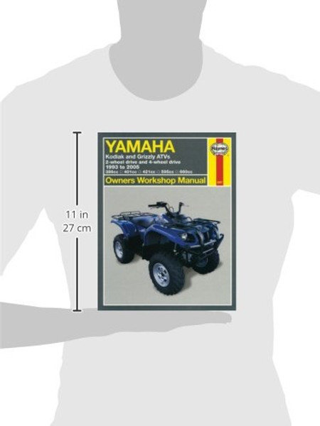 Yamaha Kodiak & Grizzley ATVs, 1993-2005 (Owners' Workshop Manual)