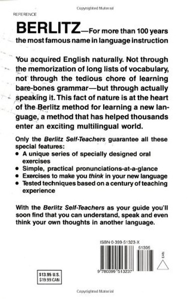 The Berlitz Self-Teacher -- French: A Unique Home-Study Method Developed by the Famous Berlitz Schools of Language