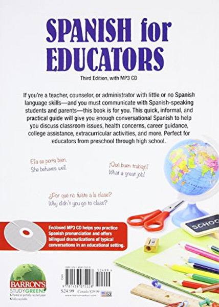 Spanish for Educators: with MP3 CD