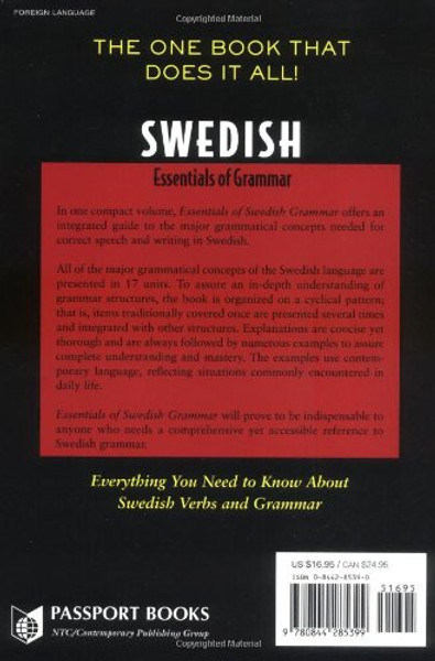 Essentials of Swedish Grammar: A Practical Guide to the Mastery of Swedish