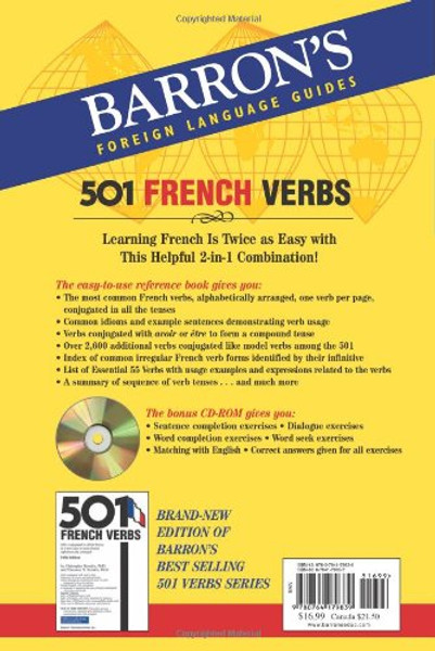 501 French Verbs: with CD-ROM (501 Verbs Series)