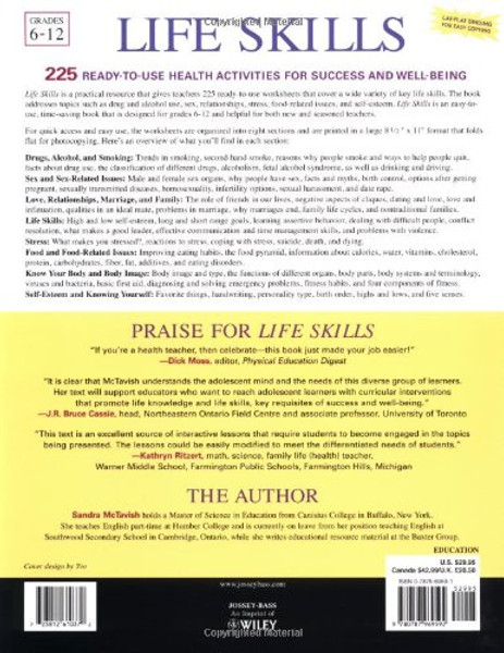 Life Skills: 225 Ready-to-Use Health Activities for Success and Well-Being (Grades 6-12)