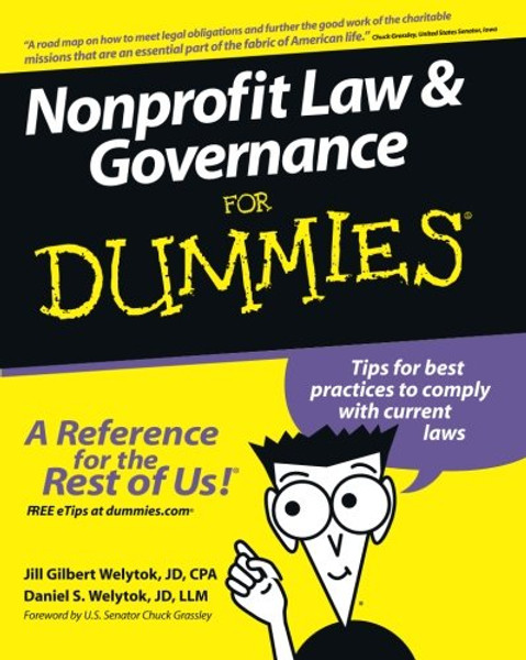 Nonprofit Law and Governance For Dummies