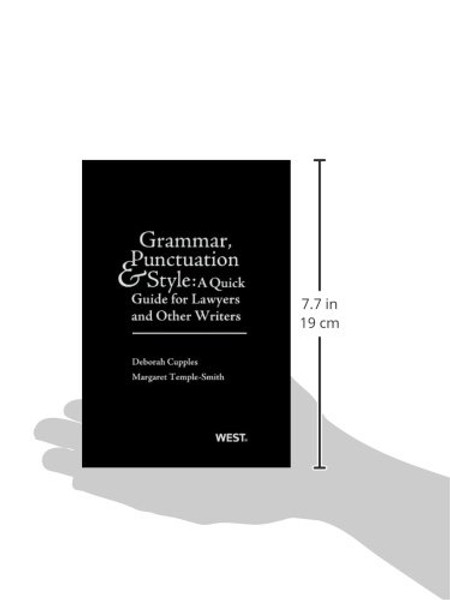 Grammar, Punctuation, and Style: A Quick Guide for Lawyers and Other Writers (Career Guides)