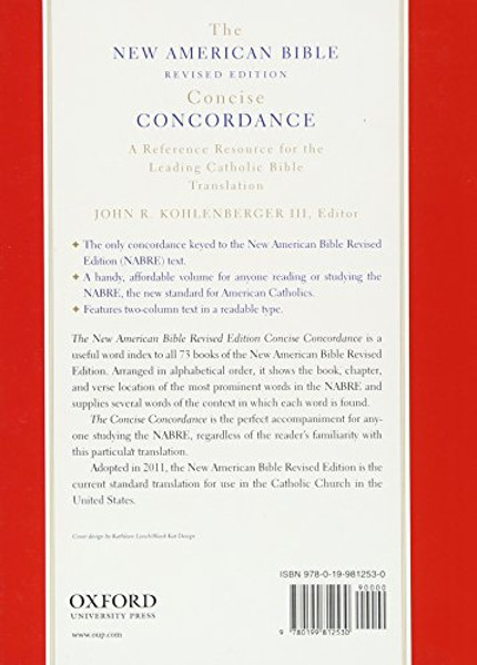 New American Bible Revised Edition Concise Concordance