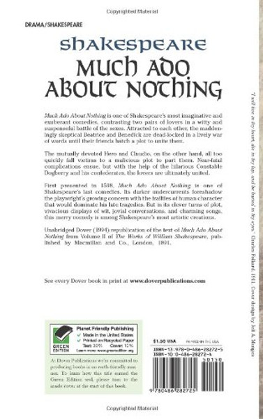 Much Ado About Nothing (Dover Thrift Editions)