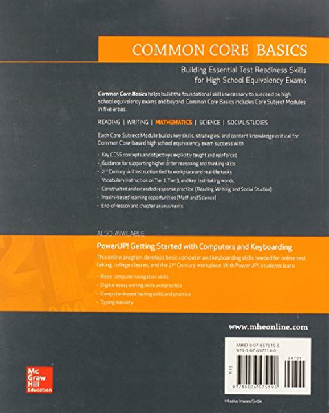 Common Core Basics, Mathematics Core Subject Module (BASICS & ACHIEVE)