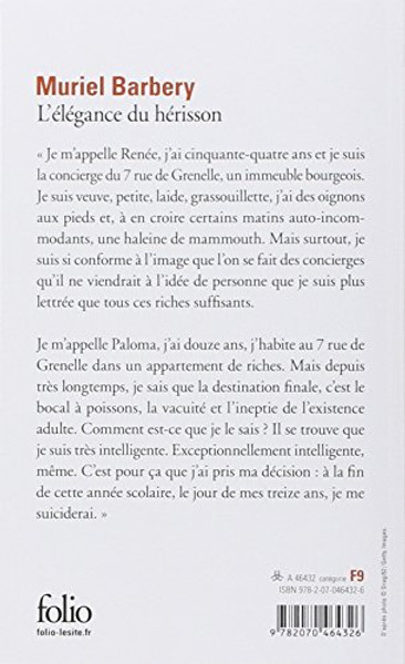 L'Elegance Du Herisson (French Edition)