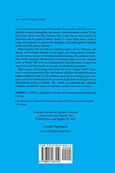 Bombing to Win: Air Power and Coercion in War (Cornell Studies in Security Affairs)