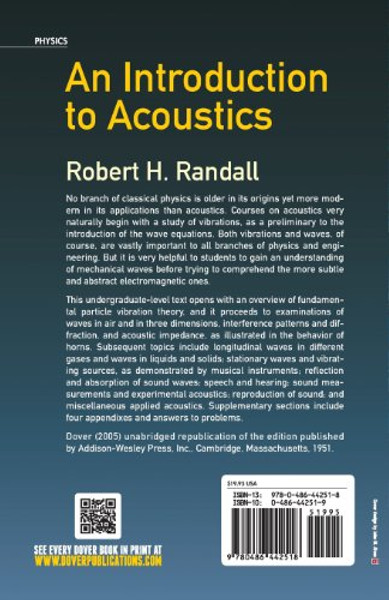 An Introduction to Acoustics (Dover Books on Physics)