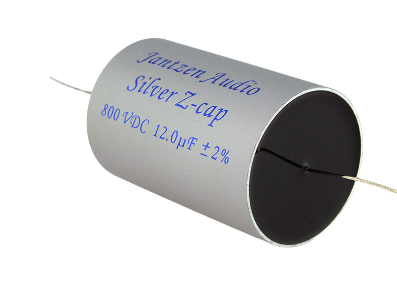 Get Jantzen Capacitor 12uF 800VDC Silver Z-Cap Series Metalized