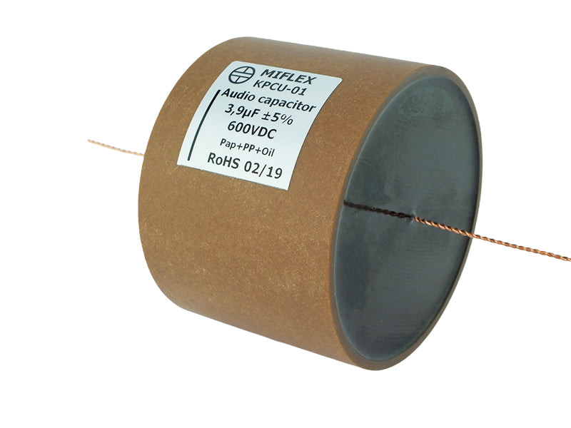 Shop Miflex Capacitor 3.9uF 600Vdc KPCU Series Copper Foil Paper Shop Miflex Capacitor 3.9uF 600Vdc KPCU Series Copper Foil Paper