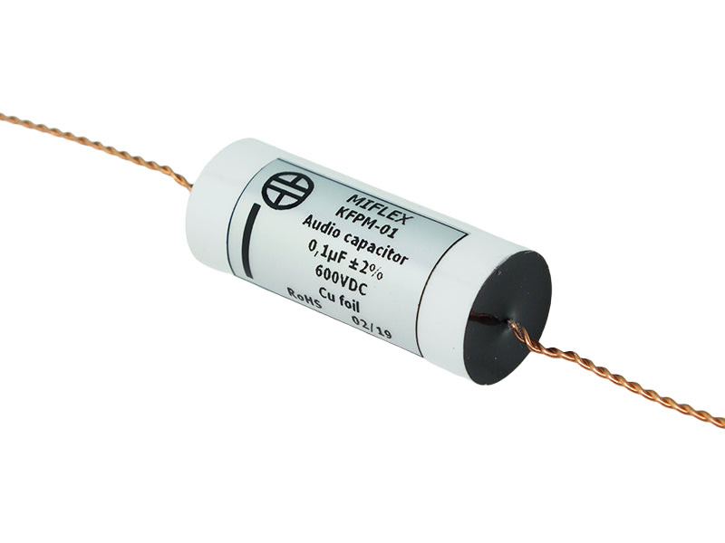 Get Miflex Capacitor 0.1uF 600Vdc KFPM-01 Series Copper Foil
