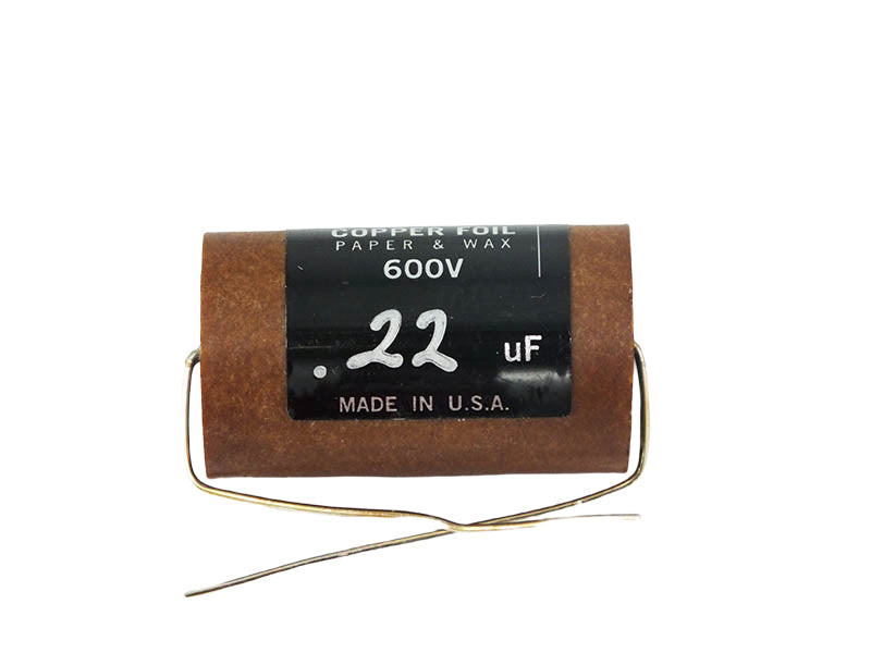 Buy Jupiter Capacitor 0.22uF 600Vdc Copper Foil Paper & Wax Series