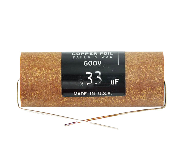 DMD LINEUP セルフカード　copperfifa Shop Jupiter Capacitor 0.33uF 600Vdc Copper Foil Paper & Wax Series