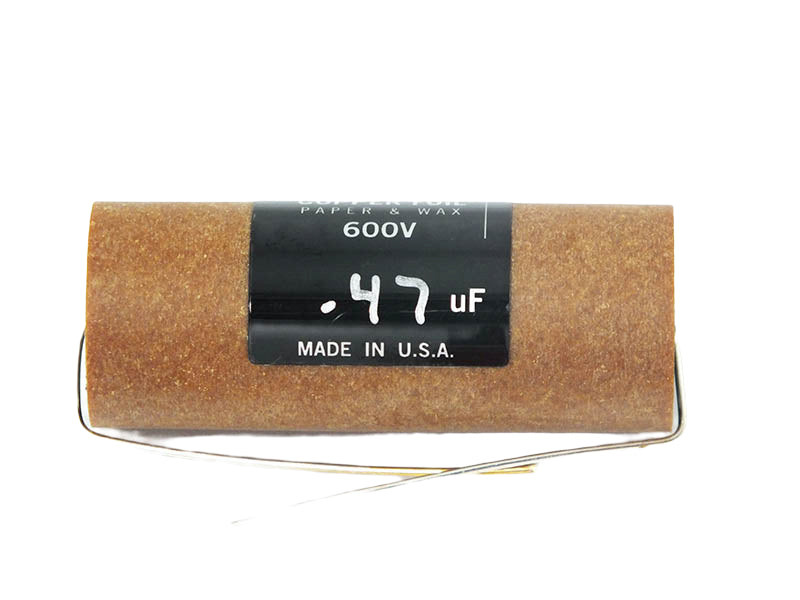 Get Jupiter Capacitor 0.47uF 600Vdc Copper Foil Paper & Wax Series