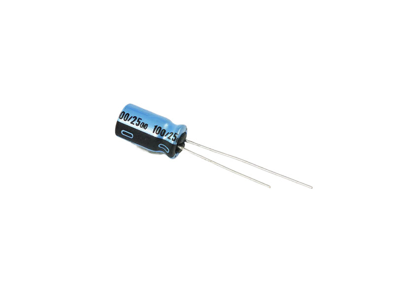 Nichicon Electrolytic Capacitor 100uF 25Vdc KA Series Radial