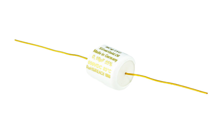 Mundorf Capacitor 0.10uF 650Vdc MCap® EVO SilverGoldOil Series